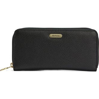 Barbour Birch RFID Leather Wallet in Black at Nordstrom