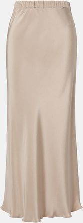 Max Mara Silk satin slip skirt