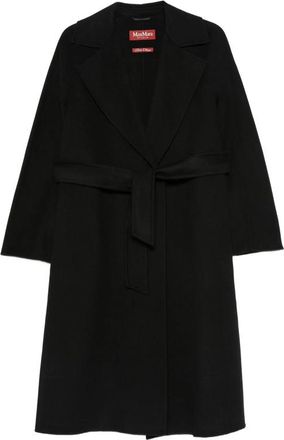 Max Mara Belted Wide-lapel Coat