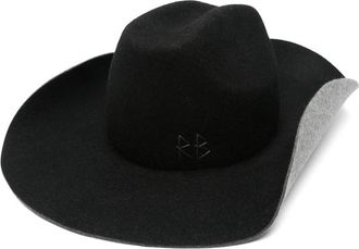 Ruslan Baginskiy Logo-embroidered Felt Hat