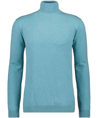 Ragman Rundhalspullover RAGMAN, Herren, Gr. 50, gr&uuml;n (minze, 320), 95% Baumwolle 5% Cashmere, hoch geschlossener Ausschnitt, Pullover Rundhalspullover