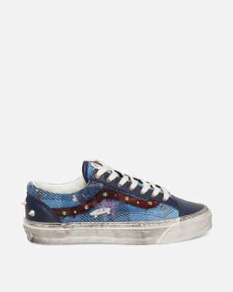 Vans Premium Old Skool 36 Harris Tweed Sneakers Navy