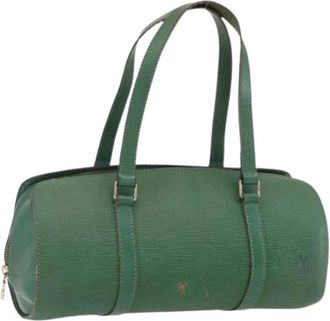 Louis Vuitton Pre-owned Vintage Handtas - Dames - Vintage Handtas - Groen - ONE Size - Leer - Vintage