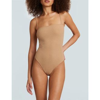 Commando Party Starter Straight Cami Bodysuit in Crystal Buff at Nordstrom, Size X-Small
