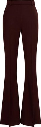 Sportmax High-Waist Pressed-Crease Flared Pants