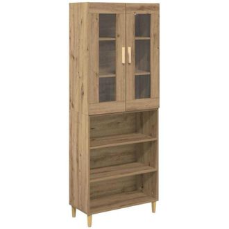 vidaXL Highboard Artisan Oak 69.5 x 34 x 180 cm vidaXL
