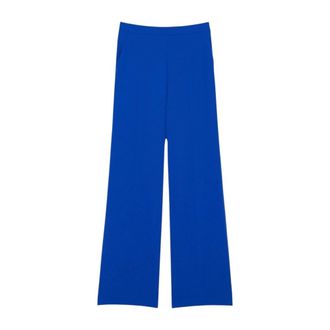Patrizia Pepe Patrizia Pepe, Wide Trousers, female, Blue, Size: M Pantalone