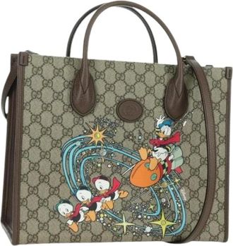 Gucci Pre-owned Tote Bags, female, Beige, Size: ONE SIZE Pre-owned Vintage Tote Bag