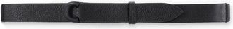 Orciani Micron Pebbled Leather Belt With Sliding Ring Closure