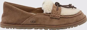 UGG Mocassini Zora in pelle scamosciata bicolore con interno in lana