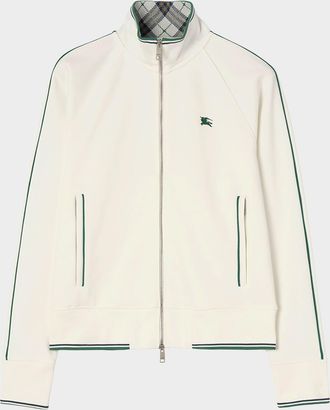 Burberry Men & apos;s Torric Check-Taped Jersey Jacket