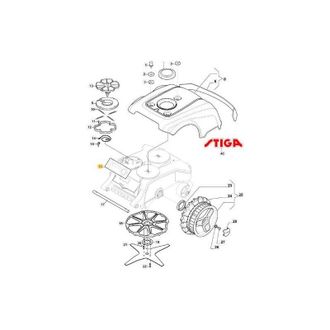 STIGA Sports Teclado Robot Stiga Ac500 (l200l) 15 Original Stiga - 122420014/0