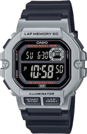 Casio Mens Digital Watch with Black Band - WS-1400H-1BVCF
