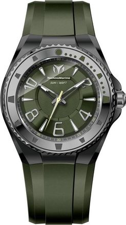 Technomarine Lusso Mare Quartz Olive Green Dial Mens Watch TM-225025