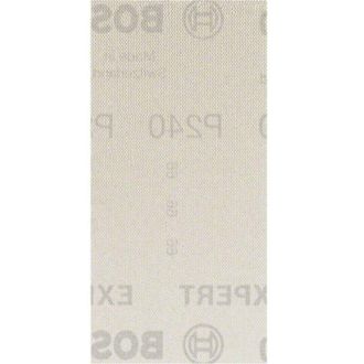 Bosch Professional 50 X Mallas De Lija Expert M480, Para Madera Dura, Pintura Sobre Madera, 93 X 186 Mm, Grano 240, Accesorios Lijadora Orbital