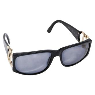 Chanel Pre-owned Accessories, female, Black, Size: ONE SIZE Pre-owned Plastic Sunglasses