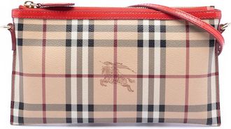 Burberry Pre-owned Burberry Haymarket Check Coated Canvas Peyton Crossbody Ladies ZST9N1PK6V7CIEE8