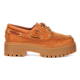 Timberland Stone Street Platform Boat Shoe - female - Timberland - Boat Shoes - Orange - 6 1/2 UK - Shoes