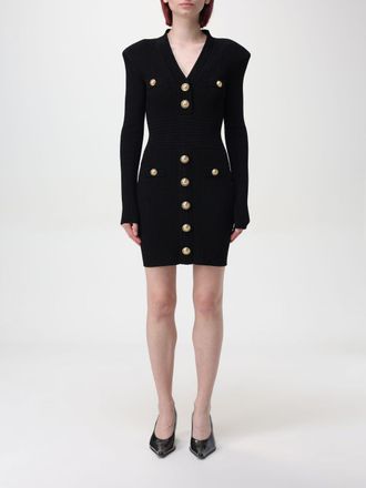 Balmain Abito Balmain in maglia di viscosa a coste