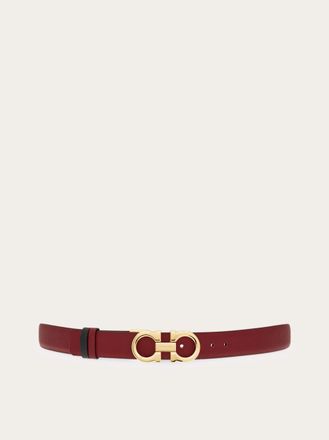 Ferragamo Women Adjustable and reversible Gancini belt Red