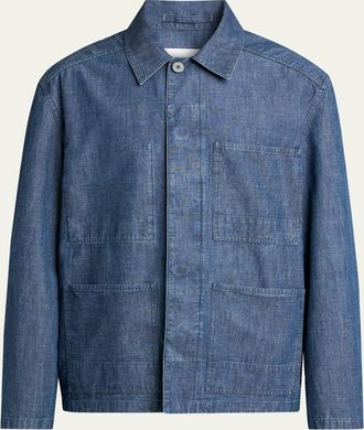 Jil Sander Mens Denim Chore jacket