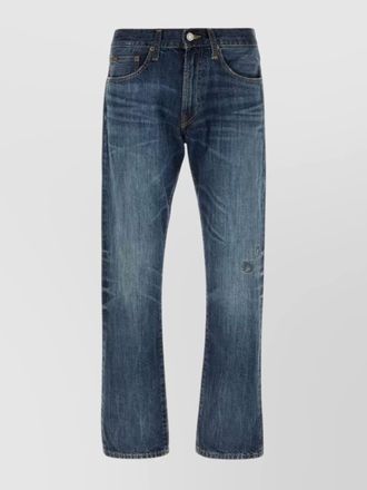Polo Ralph Lauren distressed five-pocket denim trousers