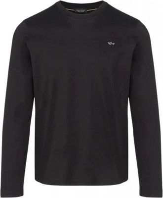 Paul & Shark Paul&Shark - Tops > T-Shirts - Heren - Longsleeves - Zwart - L - Tops