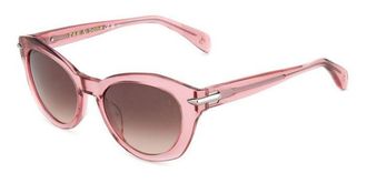 Rag & Bone RNB1084/S 35J/HA Womens Sunglasses Pink Size 53