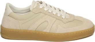 National Standard National Standard, Schoenen, Dames, Beige, 39 EU, Leer, Wom. 004 Sneakers