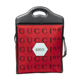 Gucci Large 100 Aria Embroidered Tote schoudertas