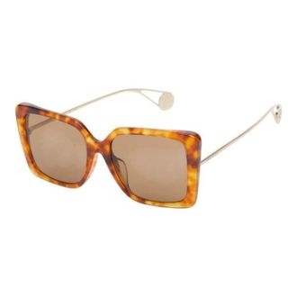 Gucci Pre-owned Accessories, female, Brown, Size: ONE SIZE Pre-owned Gg0435Sa Sunglasses