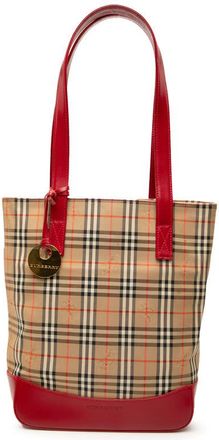Burberry Pre-owned Burberry Haymarket Check Canvas Tote Ladies JGQLT8JPU5OBK5KX