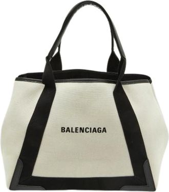 Balenciaga Pre-owned Tote Bags, female, White, Size: ONE SIZE Pre-owned Vintage Tote Bag