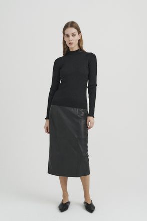 Inwear Blouse met lange mouwen Slim fit Blac