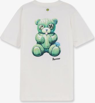 Barrow Mens Cotton T-Shirt White T-Shirts And Polos