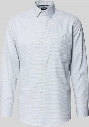 Olymp Regular Fit Business-Hemd mit Kentkragen in Gruen, Gr&ouml;&szlig;e 39