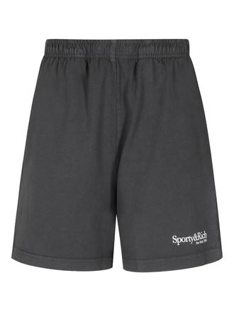 Sporty & Rich cotton shorts - unisex - Cotton - S - Black