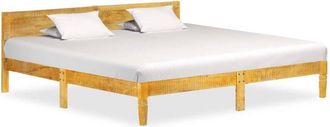 vidaXL Vidaxl - Estructura De Cama Sin Colch&oacute;n Madera Maciza De Mango 200 Cm