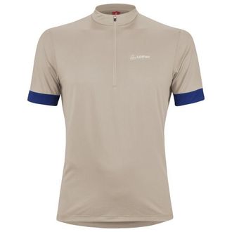 LOEFFLER Bike Shirt Half-Zip Pukka Velotrikot f&uuml;r Herren | grau