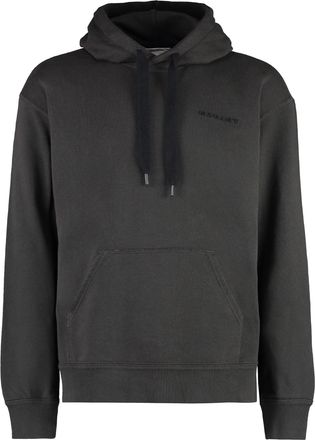 Isabel Marant Mens Marcello Hoodie Black Cotton Jumpers Sweater