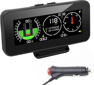OEM Inclin&oacute;metro Digital Para Coche, Pantalla De Visualizaci&oacute;n Frontal, Veloc&iacute;metro Gps Todoterreno 4x4, Pantalla De Visualizaci&oacute;n Frontal Universal Para 