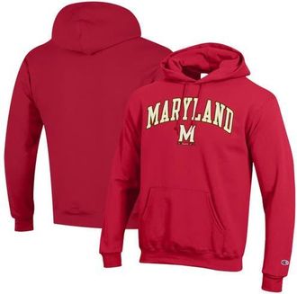 Champion Mens Champion Red Maryland Terrapins Arch Over Logo Pullover Hoodie at Nordstrom, Size Xx-Large