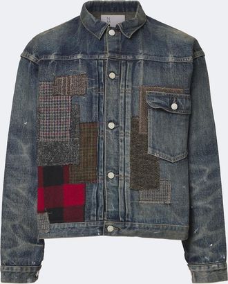 Junya Watanabe Patchwork denim jacket