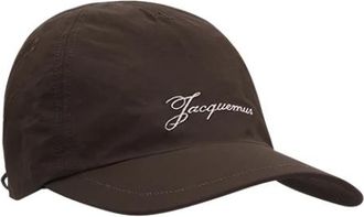 Jacquemus La Casquette Baluchon - Dames - Petten - Bruin - 58 CM - Nylon - Accessoires
