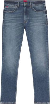 HUGO BOSS Jeans, Heren, Blauw, W32, Denim, Slim-fit Jeans