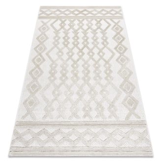 RugsX Rugsx - Alfombra Santo Sisal 58389 Diamantes, Geom&eacute;trico, Zigzag Beige 140x190 Cm