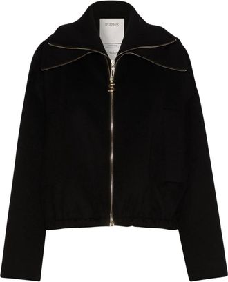 Sportmax SPXemiro Bomber - Dames - Zomerjassen - Zwart - XS - Wol - Jassen