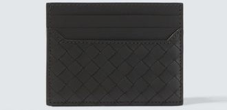 Bottega Veneta Intrecciato leather card holder