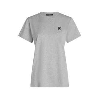 Karl Lagerfeld Donna, Top, Grigio, S, new