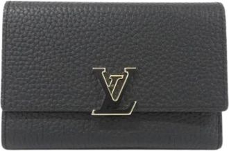 Louis Vuitton Pre-owned Wallets, female, Black, Size: ONE SIZE Pre-owned Wallet (tri-fold)